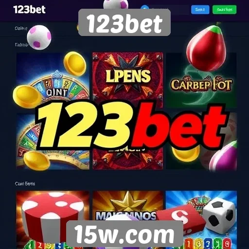 Variedade de jogos disponíveis no 123bet
